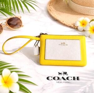 Coach Color Block Wristlet